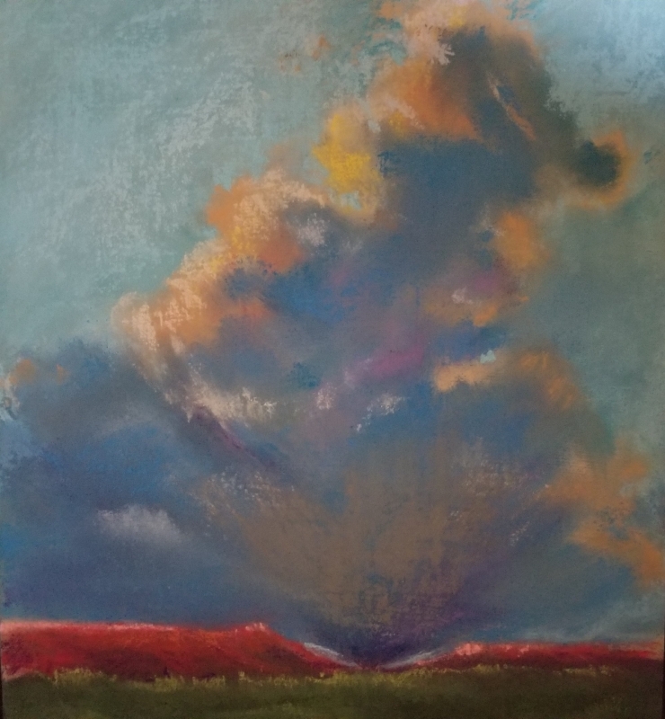 Storms Over Las Vegas, NM by artist julia fletcher